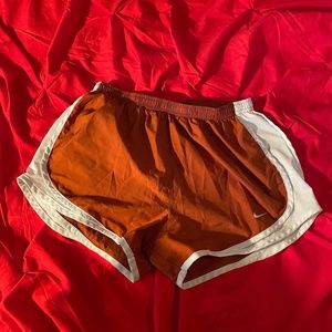 Orange Womens Nike Pro Shorts